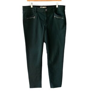 Democracy Abroad Technology Sz 14 Like New Hunter Green Skinny Jeans